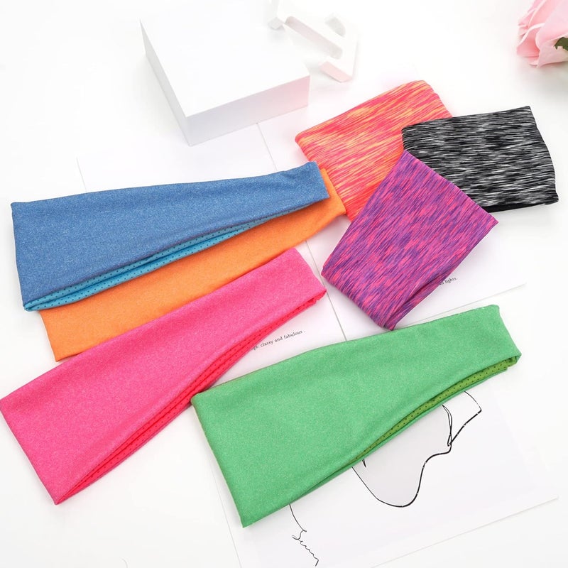 JOYOYO Kids Headbands Breathable Athletic Sweatbands Sports Headband for Girls and Boys Moisture Wicking Elastic Hairband for Toddler Children and Teenagers - Image 4